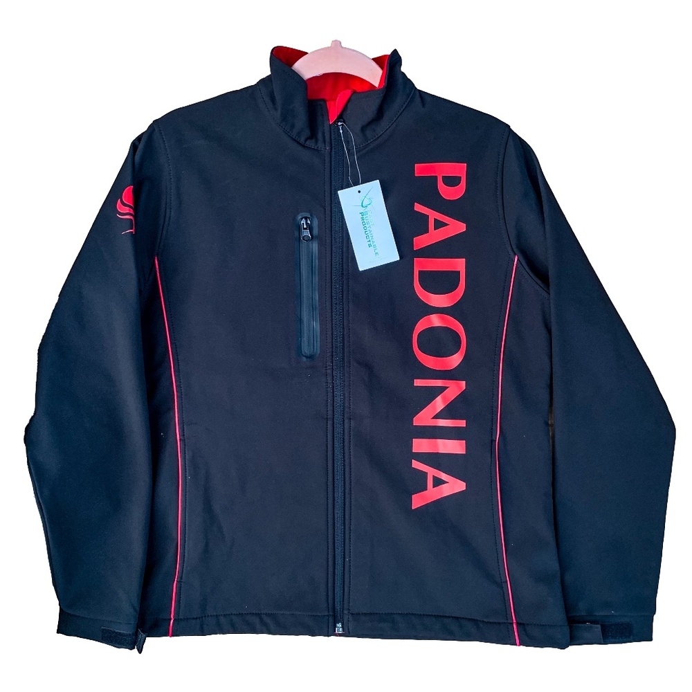 FSP by HTT "Padonia" Black Jacket Size Small Zip Collar Waterproof